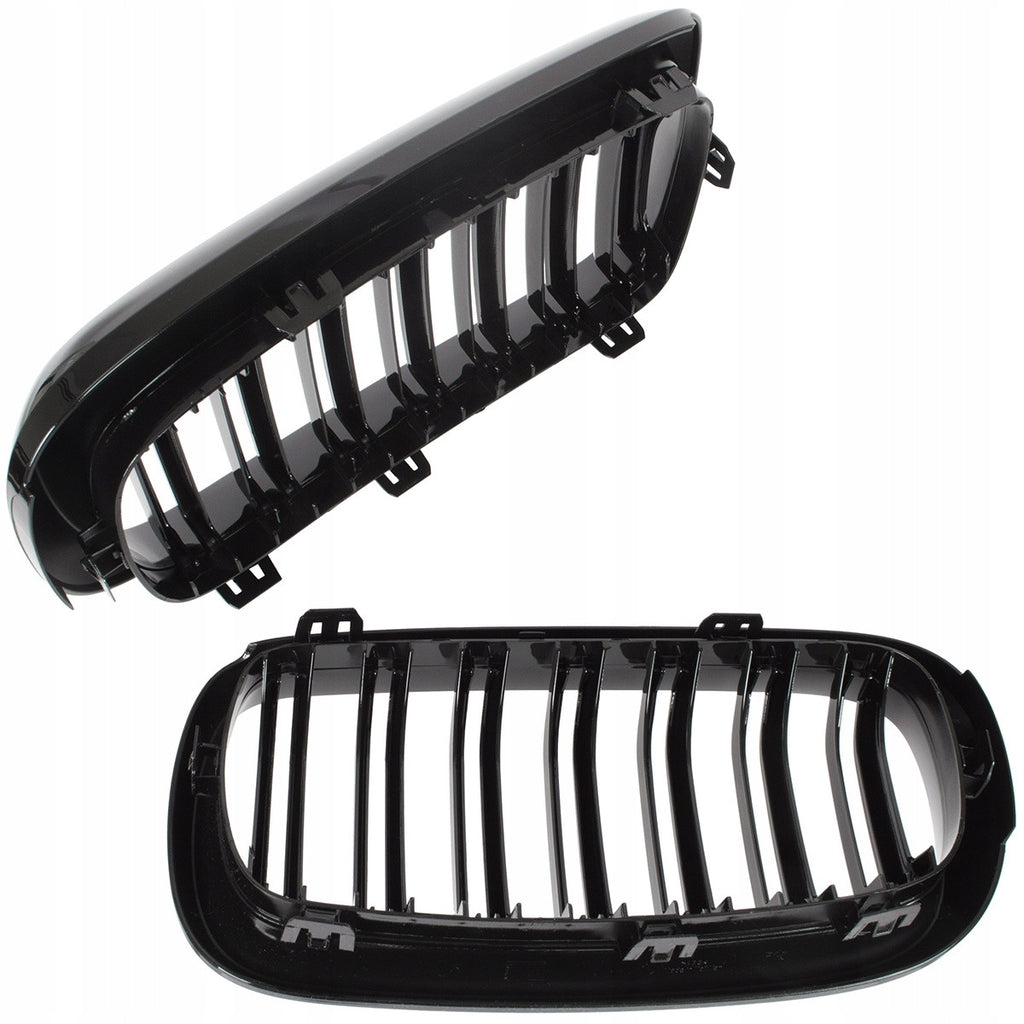 Grile duble BMW X5 X6 F15 F16 2013-2018 - Negru Lucios