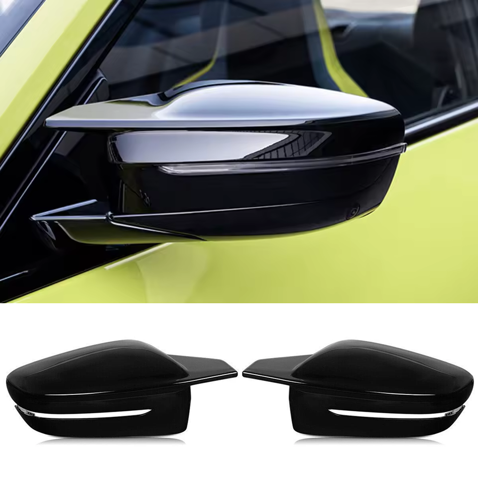 Capace Oglinzi Batman BMW Seria 3 G20 G21 Seria 4 G22 G23 G26 Seria 5 G30 G31 Seria 7 G11 G12 Seria 8 G14 G15 G16 Negru Lucios