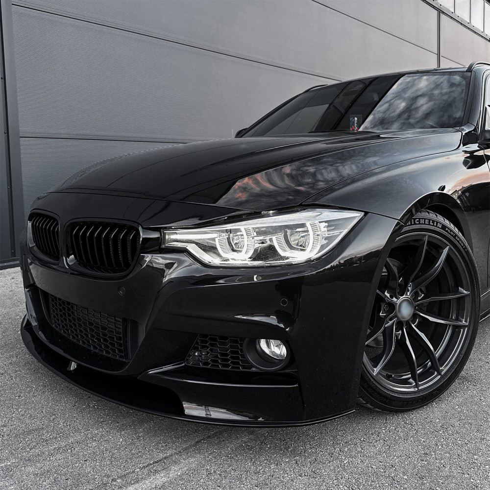 Lip Bara Fata BMW Seria 3 F30 F31 Negru Lucios