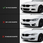 Lip Bara Fata BMW Seria 3 F30 F31 Negru Lucios