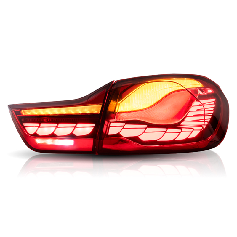 Stopuri OLED GTS Style BMW Seria 4 F32 F33 F36 F82 F83 2013-2021 - Rosu Clar