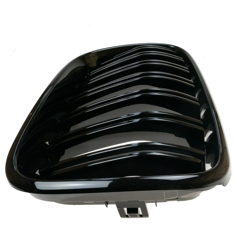 Grile duble pentru BMW X3 X4 F25 F26, 2014-2018 - Negru lucios