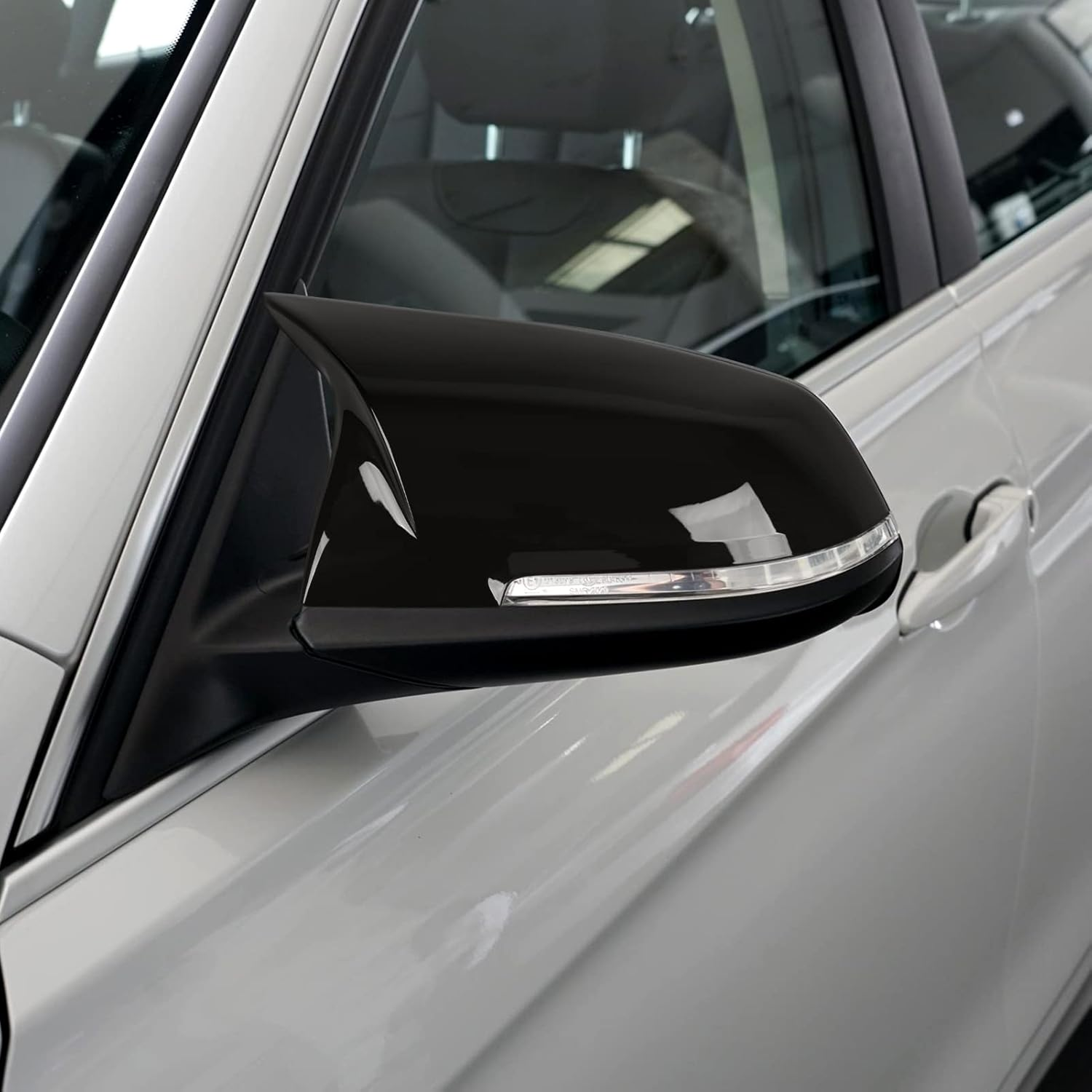 Capace Oglinzi Batman BMW F20 F21 F22 F23 F30 F31 F32 F33 F36 - Negru Lucios