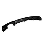 Difuzor Bara Spate BMW Seria 3 F30 F31 2012-2018, Evacuare Dubla Stanga, Negru Lucios