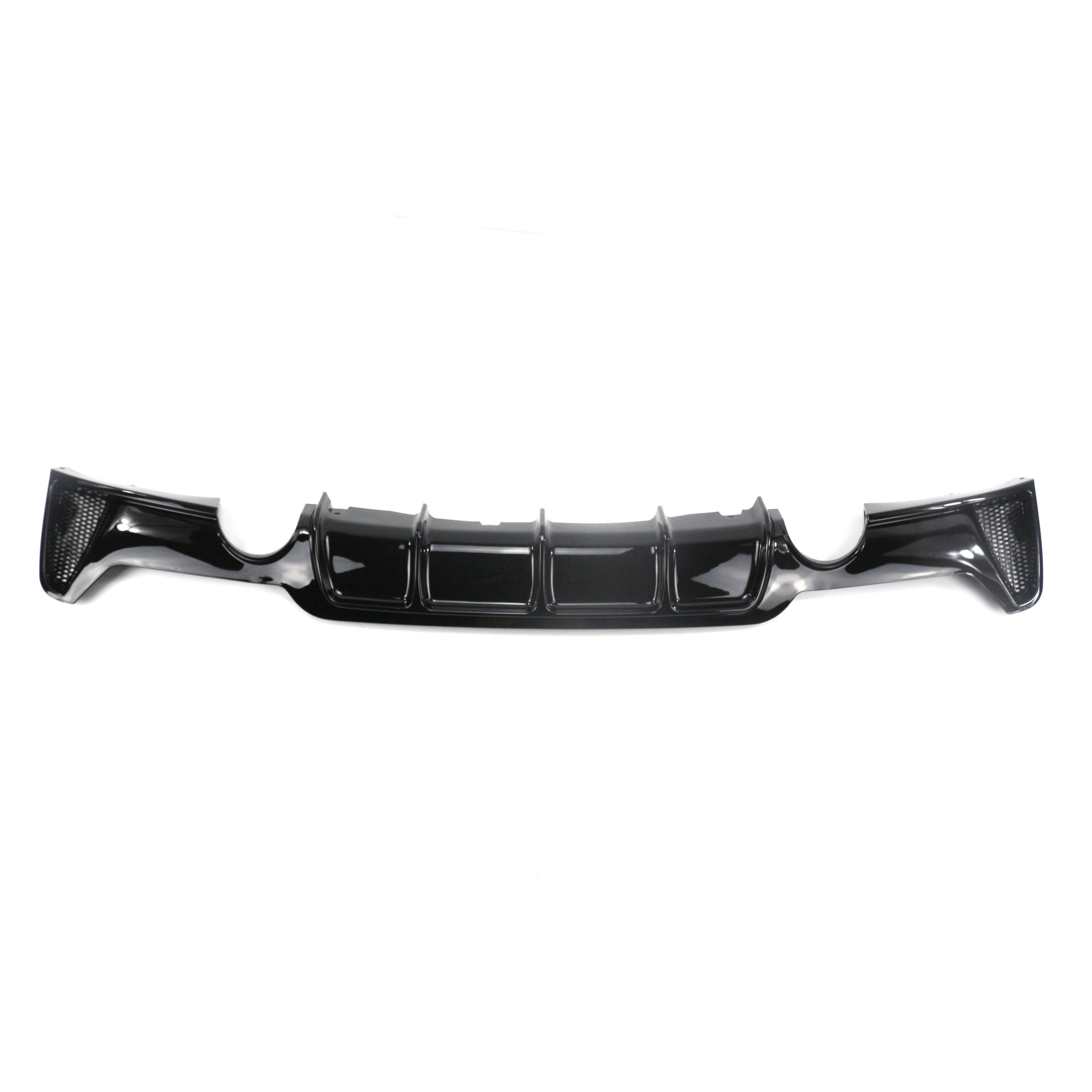 Difuzor Bara Spate Single St+Dr BMW Seria 4 F32 F33 F36 - Negru Lucios