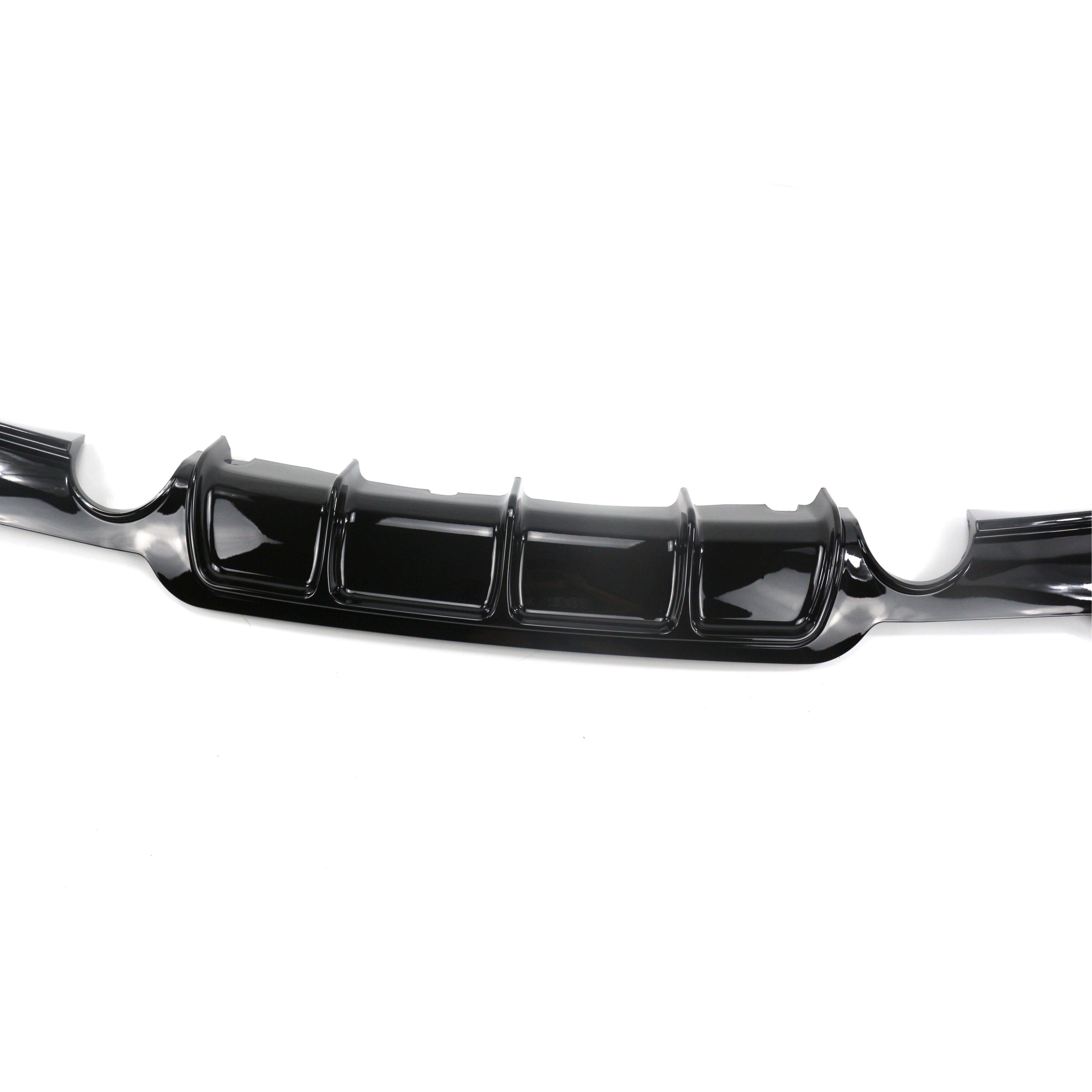 Difuzor Bara Spate Single St+Dr BMW Seria 4 F32 F33 F36 - Negru Lucios