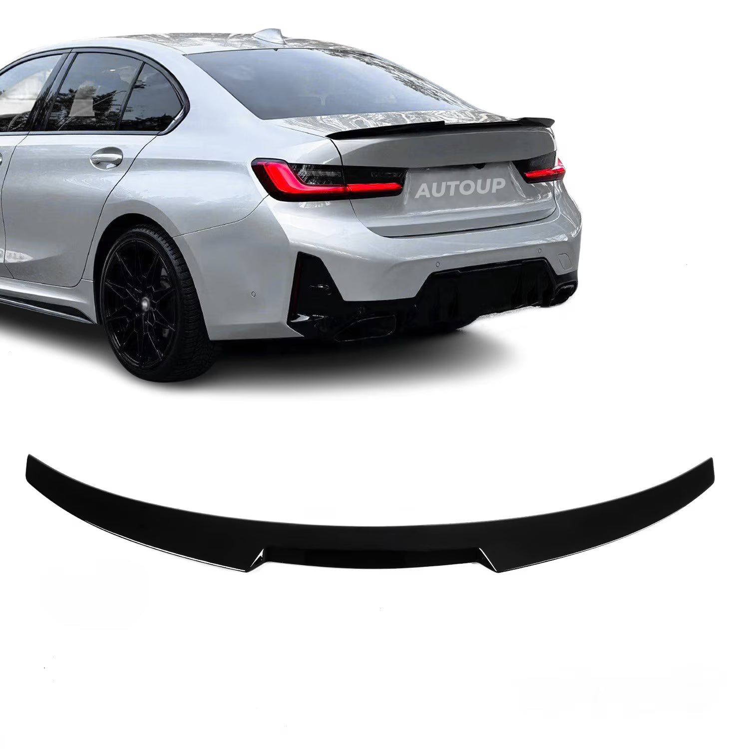 Eleron Portbagaj BMW Seria 3 G20 G80 2019+ M4 Style - Negru Lucios