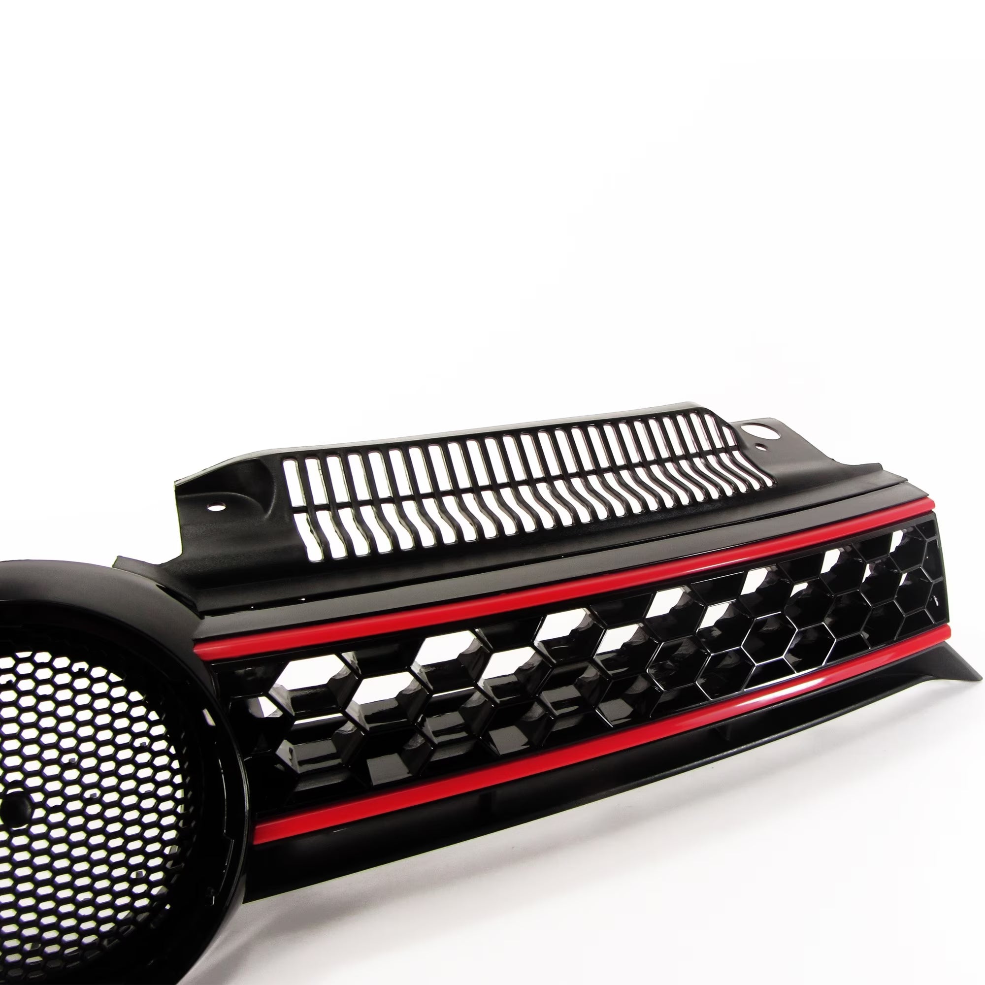 Grila Radiator GTI Style Volkswagen Golf 6 2008-2013 - Negru/Rosu Lucios