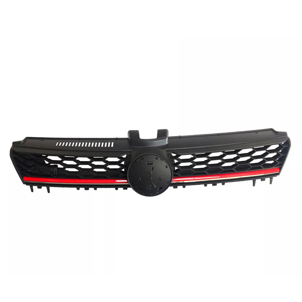 Grila Radiator GTI Style Volkswagen Golf 7 2012-2017 - Negru/Rosu Lucios