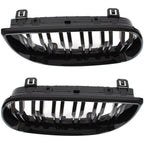Grile Duble BMW Seria 1 E87 E82 E88 2007-2011 - Negru Lucios
