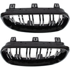 Grile Duble BMW Seria 1 E87 E82 E88 2007-2011 - Negru Lucios