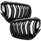 Grile Duble BMW Seria 3 E92 E93 2010-2013 - Negru Lucios