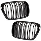 Grile Duble BMW Seria 5 E39 1995-2003 Negru Lucios