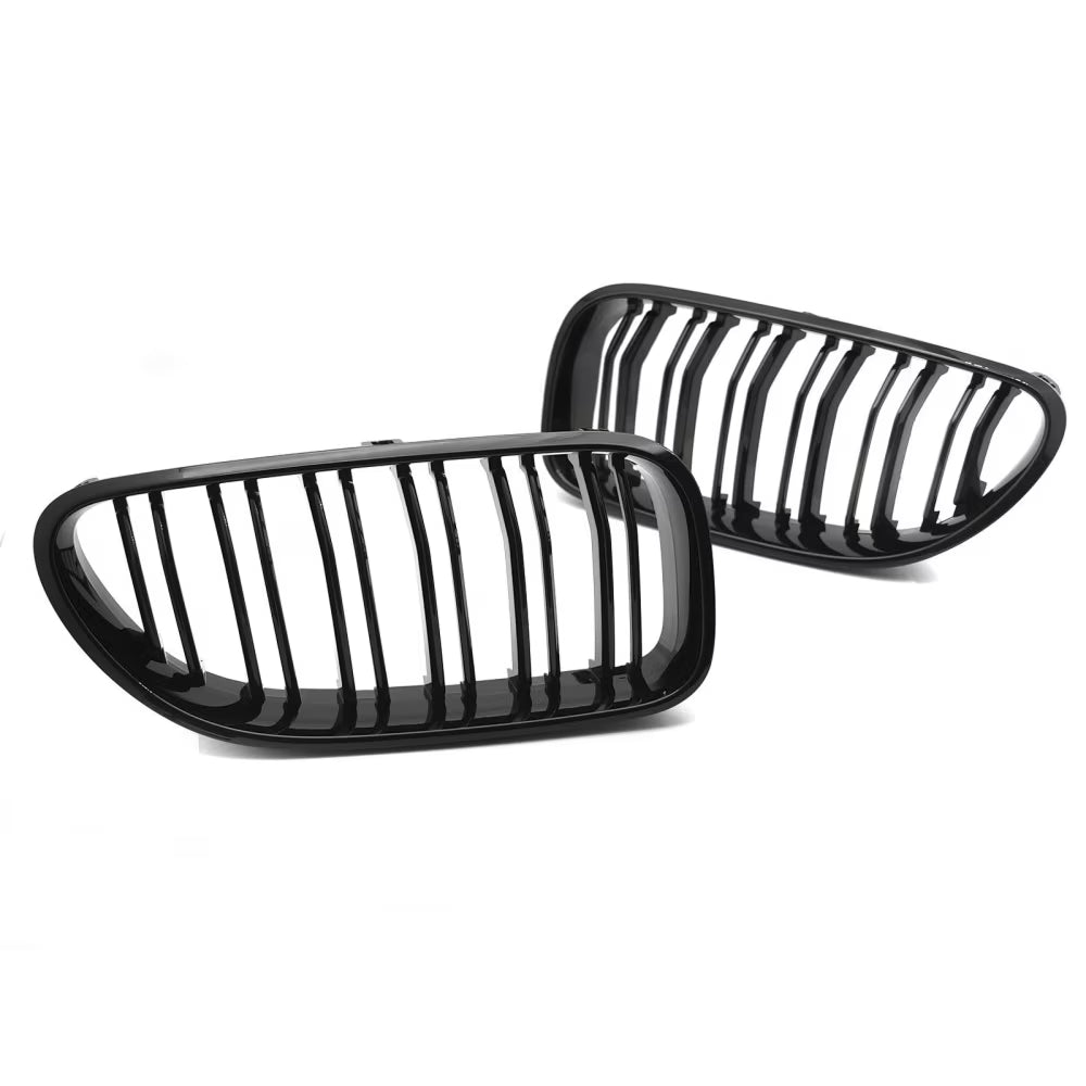 Grile Duble BMW Seria 6 F06 F12 F13 2011-2018 - Negru Lucios