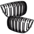 Grile Duble BMW Seria 1 E81 E82 E87 E88 2004-2007 - Negru Lucios