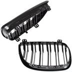 Grile Duble BMW Seria 1 E81 E82 E87 E88 2004-2007 - Negru Lucios