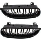Grile Duble BMW Seria 1 E81 E82 E87 E88 2004-2007 - Negru Lucios