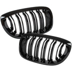 Grile Duble BMW Seria 3 E46 Facelift Coupe/Convertible 2003-2006 Negru Lucios