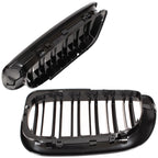 Grile Duble BMW Seria 3 E46 Sedan/Touring 2001-2005 - Negru Lucios