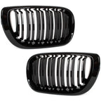 Grile Duble BMW Seria 3 E46 Sedan/Touring 2001-2005 - Negru Lucios