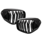 Grile Duble BMW Seria 5 G30 G31, 2017-2020 - Negru Lucios