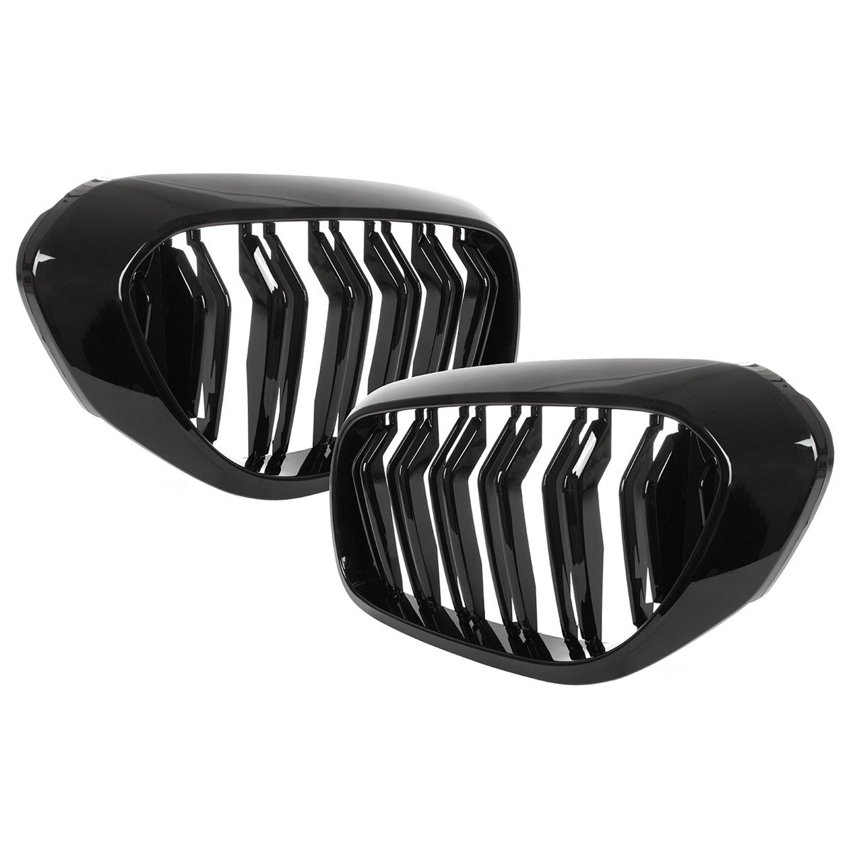 Grile Duble BMW Seria 5 G30 G31, 2017-2020 - Negru Lucios