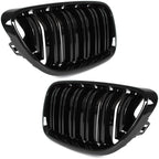 Grile duble BMW Seria 2 F22 F23 F87, 2014-2021, Negru Lucios