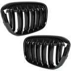 Grile Duble BMW X1 F48 PRE-LCI 2015-2019 - Negru Lucios