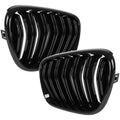 Grile duble BMW X3 F25 Pre-LCI 2010-2014 - Negru lucios