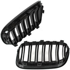 Grile duble BMW X3 F25 Pre-LCI 2010-2014 - Negru lucios