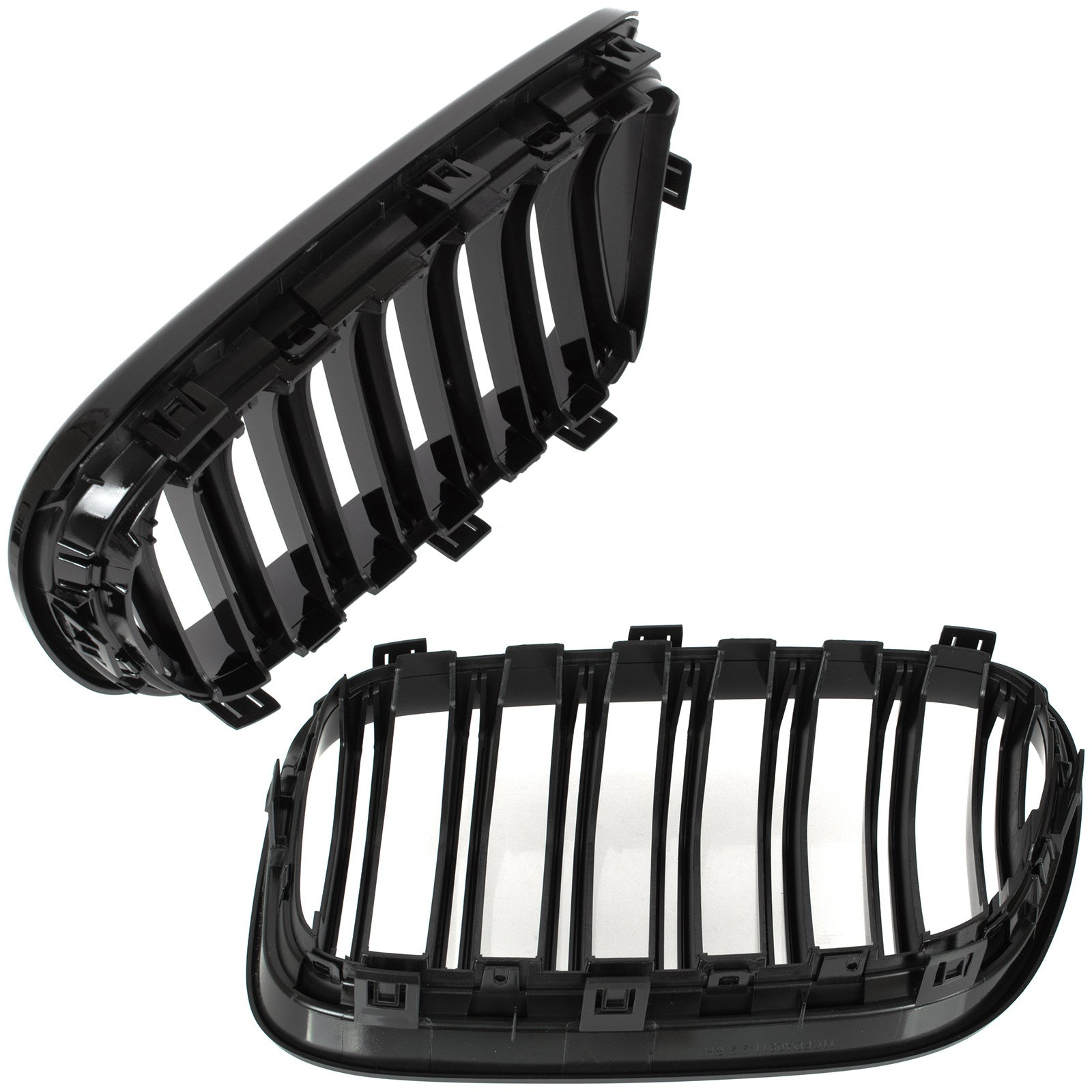Grile duble BMW X3 F25 Pre-LCI 2010-2014 - Negru lucios