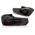 Stopuri OLED BMW Seria 3 F30 2011-2018 GTS Style- Fumuriu