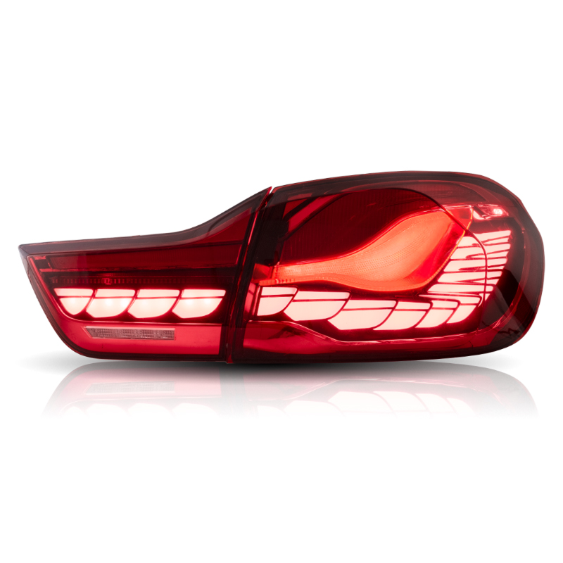 Stopuri OLED GTS Style BMW Seria 4 F32 F33 F36 F82 F83 2013-2021 - Rosu Clar