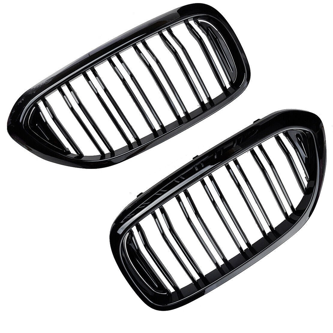 Grile Duble BMW Seria 5 G30 G31, 2017-2020 - Negru Lucios