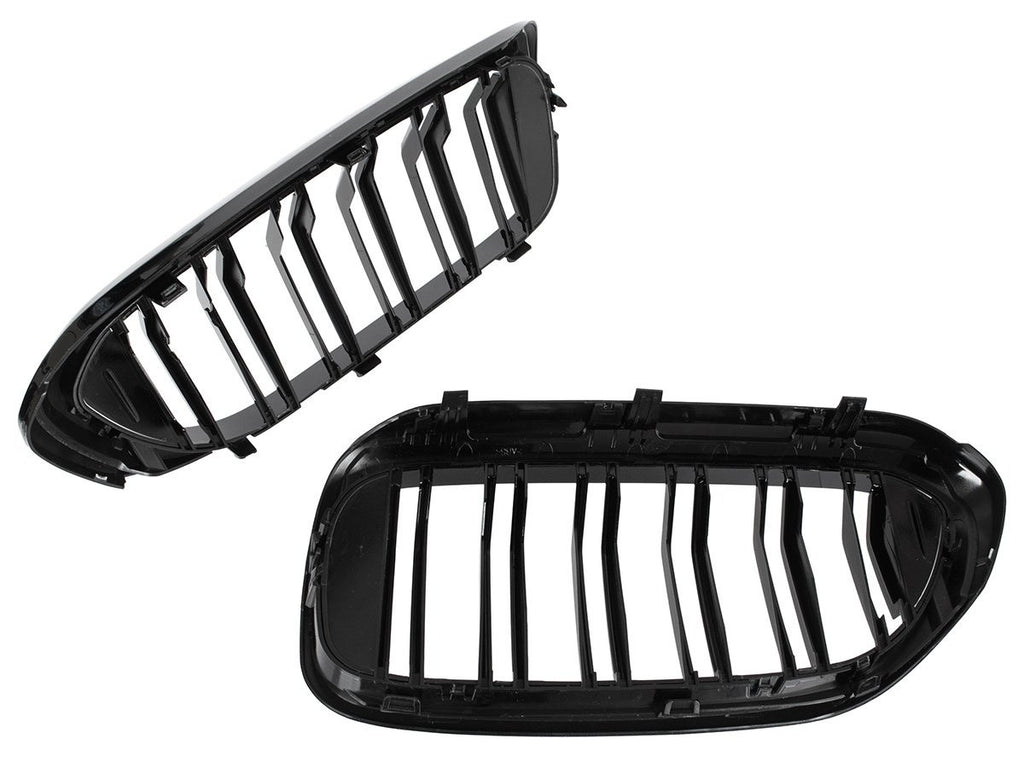 Grile Duble BMW Seria 5 G30 G31, 2017-2020 - Negru Lucios