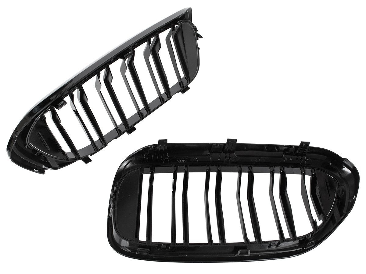 Grile Duble BMW Seria 5 G30 G31, 2017-2020 - Negru Lucios