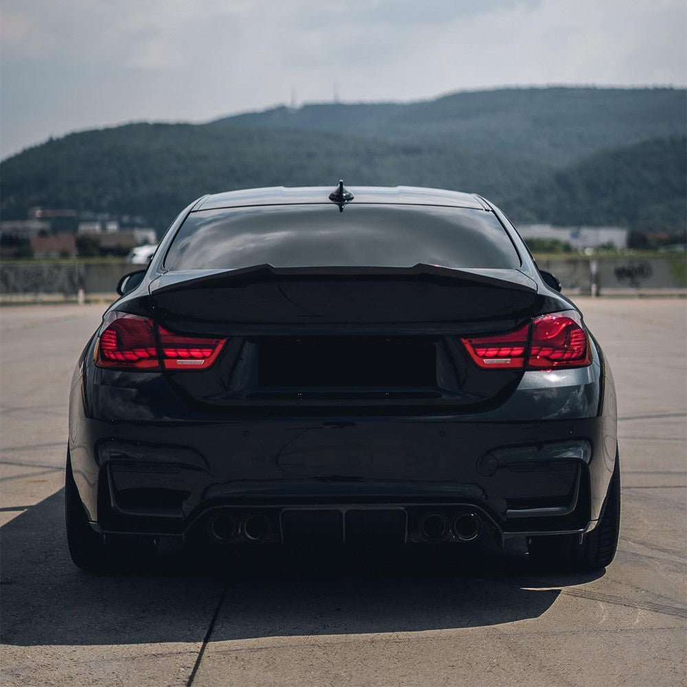 Stopuri OLED GTS Style BMW Seria 4 F32 F33 F36 F82 F83 2013-2021 - Rosu Clar