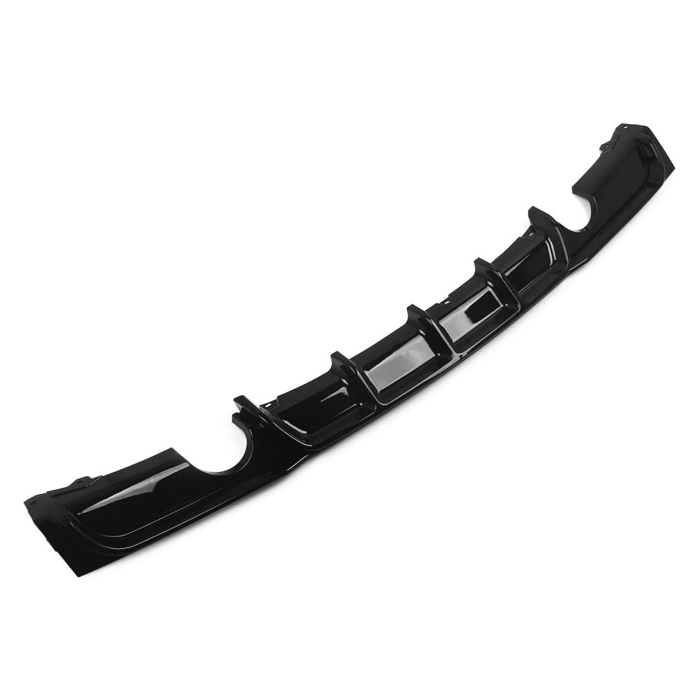 Difuzor Bara Spate Evacuare Single S+D BMW Seria 3 F30 F31 Negru Lucios