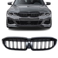 Grile Duble BMW Seria 3 G20 G21 Pre-Facelift 2018-2022 - Negru Lucios